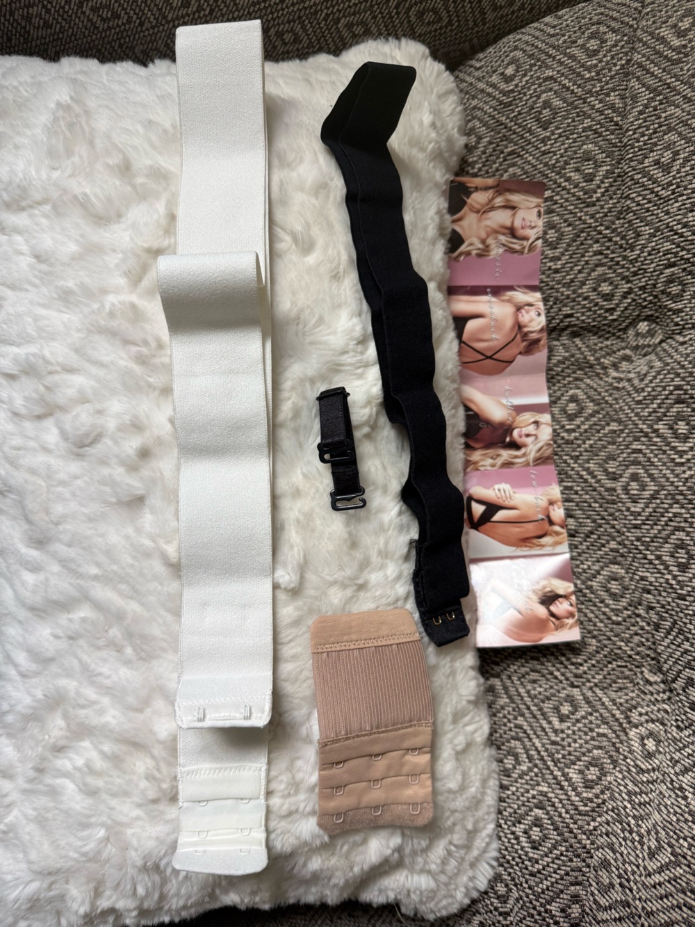 Victoria's Secret Bra Strap and Extender Set - White, Black, Beige